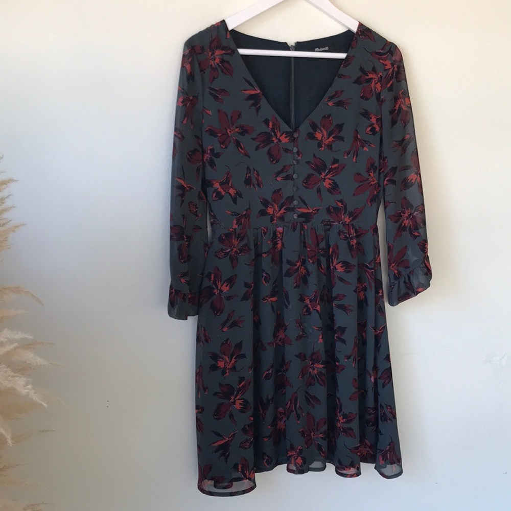 Madewell floral dress - size 2